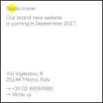 Screen shot of the Studio Irvine Ltd website.