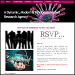 Screen shot of the Rsvp Research Ltd website.