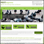 Screen shot of the Kidderminster Pest Control Ltd website.