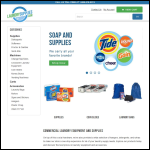 Screen shot of the Commercial Laundry Supplies Ltd website.