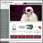 Screen shot of the Valentina Accessories Ltd website.