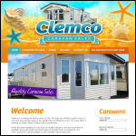 Screen shot of the Clemco Ltd website.