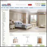 Screen shot of the Furness Furniture Ltd website.