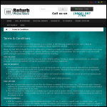 Screen shot of the Refurb Phone Store Ltd website.