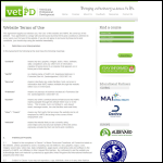 Screen shot of the Vetpd Ltd website.