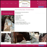 Screen shot of the Four Counties Restaurant Ltd website.