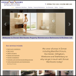 Screen shot of the Quality Bathrooms Dorset Ltd website.