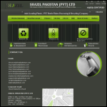 Screen shot of the Az Recycling Ltd website.