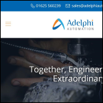Screen shot of the Adelphi Automation Ltd website.