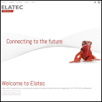 Screen shot of the Elate Tech Ltd website.