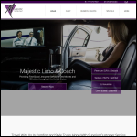 Screen shot of the Majestic Chauffeur Services Ltd website.