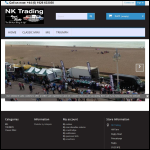 Screen shot of the K & N Trading Ltd website.