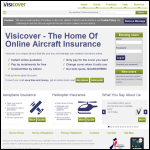 Screen shot of the Visicover Ltd website.