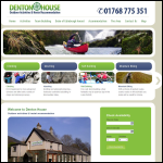 Screen shot of the Denton House Hostel Ltd website.