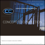 Screen shot of the Complete Construction & Property Maintenance Ltd website.