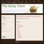 Screen shot of the The Daisy Chain (Dunstable) Ltd website.