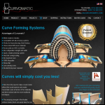 Screen shot of the Curvomatic Ltd website.