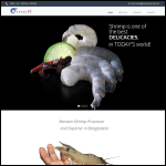 Screen shot of the The Fresh Shrimp Company Ltd website.