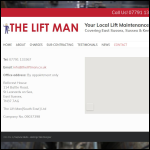 Screen shot of the Liftman Ltd website.
