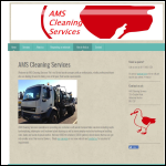Screen shot of the A.M.S. Cleaning Services (South West) Ltd website.