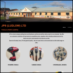 Screen shot of the Jps (Ludlow) Ltd website.