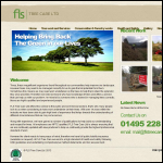Screen shot of the Fls Treecare Ltd website.