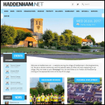 Screen shot of the Haddenham Community Library website.