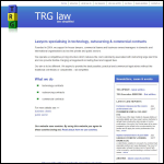 Screen shot of the Trg Law Ltd website.