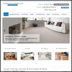 Screen shot of the Ilford Flooring Ltd website.