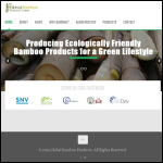 Screen shot of the Bamboo Global Ltd website.
