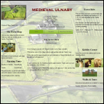 Screen shot of the Ulnaby Hall Farm Ltd website.