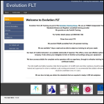 Screen shot of the Evolution FLT website.