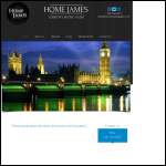 Screen shot of the Home James Property Ltd website.