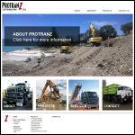 Screen shot of the Protranz Ltd website.