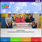 Screen shot of the Autism Puzzles Ltd website.