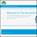 Screen shot of the The Roundhill Academy website.