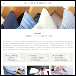 Screen shot of the Future Clothes Care Ltd website.