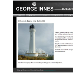 Screen shot of the George Builder Ltd website.