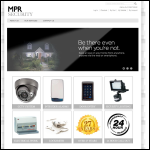 Screen shot of the Mpr Security Solutions Ltd website.