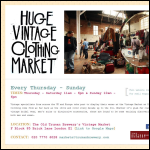 Screen shot of the Vintage Market Ltd website.