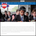 Screen shot of the Daubeney Academy website.