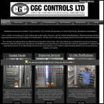 Screen shot of the Cgc Controls Ltd website.