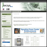 Screen shot of the Ilecsys Rail Ltd website.