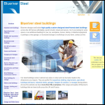 Screen shot of the Blueriver Steel Buildings Ltd website.