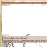 Screen shot of the Eachway Dental Practice Ltd website.