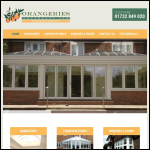 Screen shot of the Orangeries South East Ltd website.