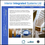 Screen shot of the Interior Integrated Ltd website.