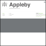 Screen shot of the Appleby Architects Ltd website.