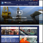 Screen shot of the Pg Global Resources Ltd website.