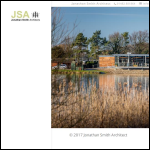 Screen shot of the Jonathan Smith Architects Ltd website.